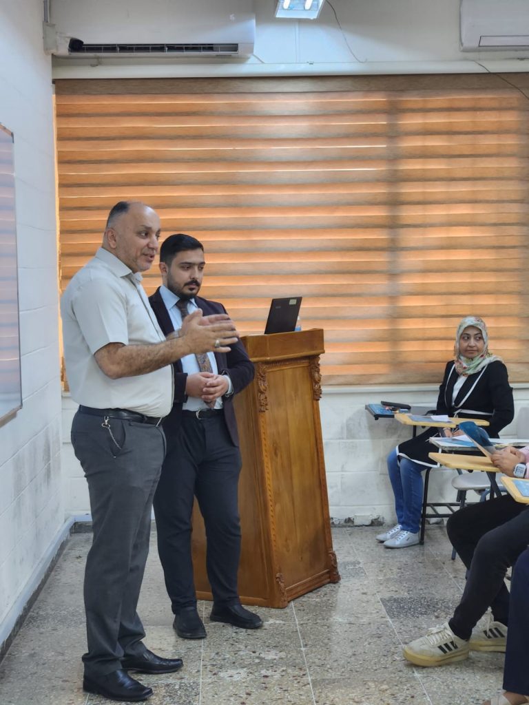 Representative of al_ayn social care foundation international as a guest at the College of Engineering