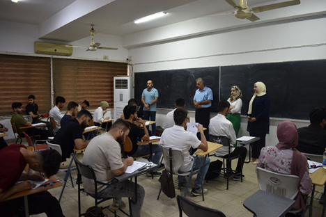 Holding a common exam in the Computer Engineering Department between the College of Engineering and Al-Farabi College
