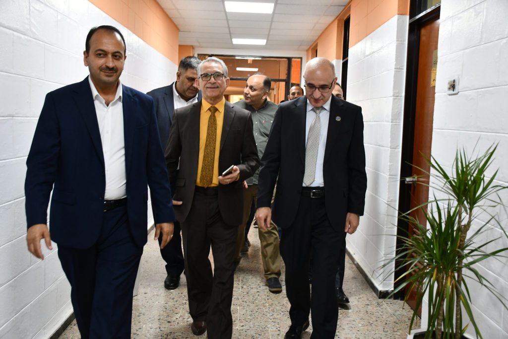 President of Baghdad University Inspects Final Examinations for Engineering Graduate Students