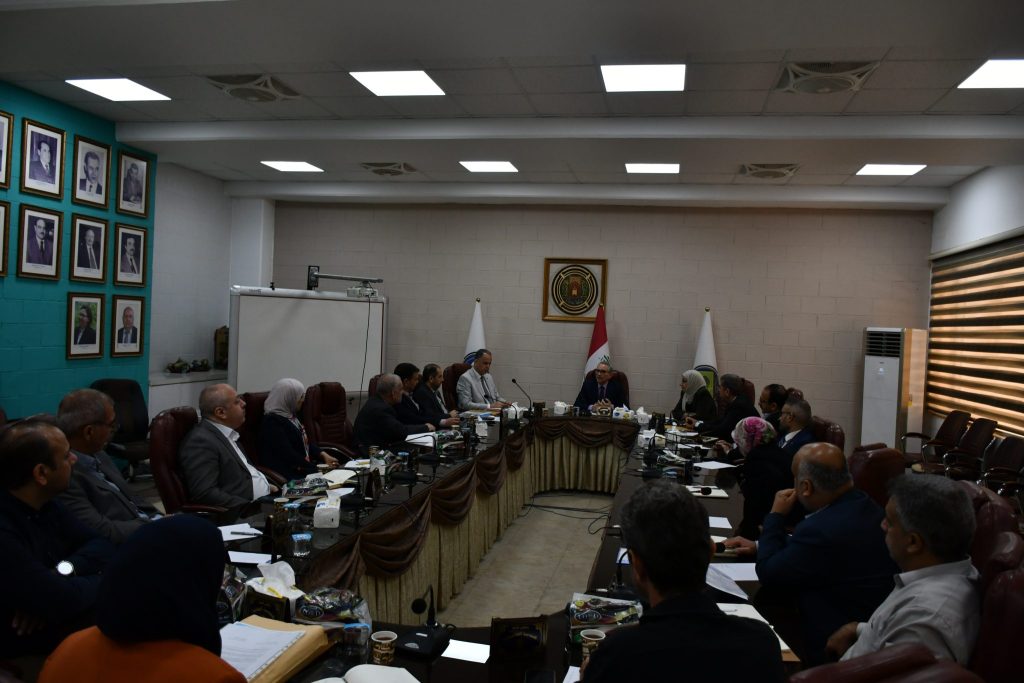 College of Engineering – University of Baghdad Holds Its Third Meeting for the 2025–2026 Academic Year