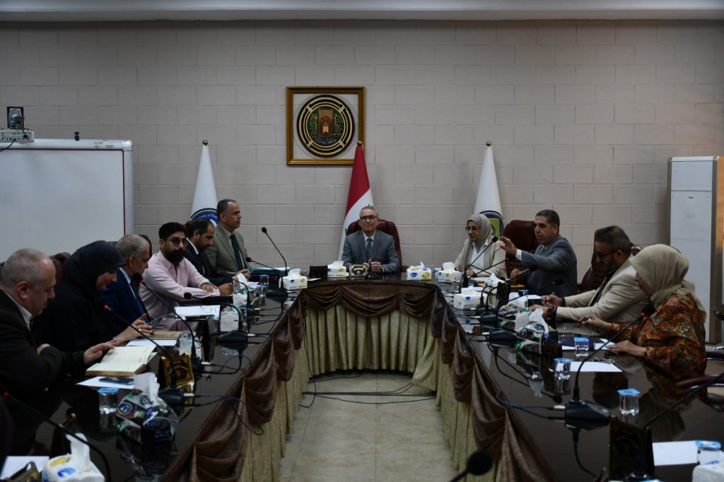College of Engineering – University of Baghdad Holds Its Fourth Meeting for the Academic Year 2025–2026