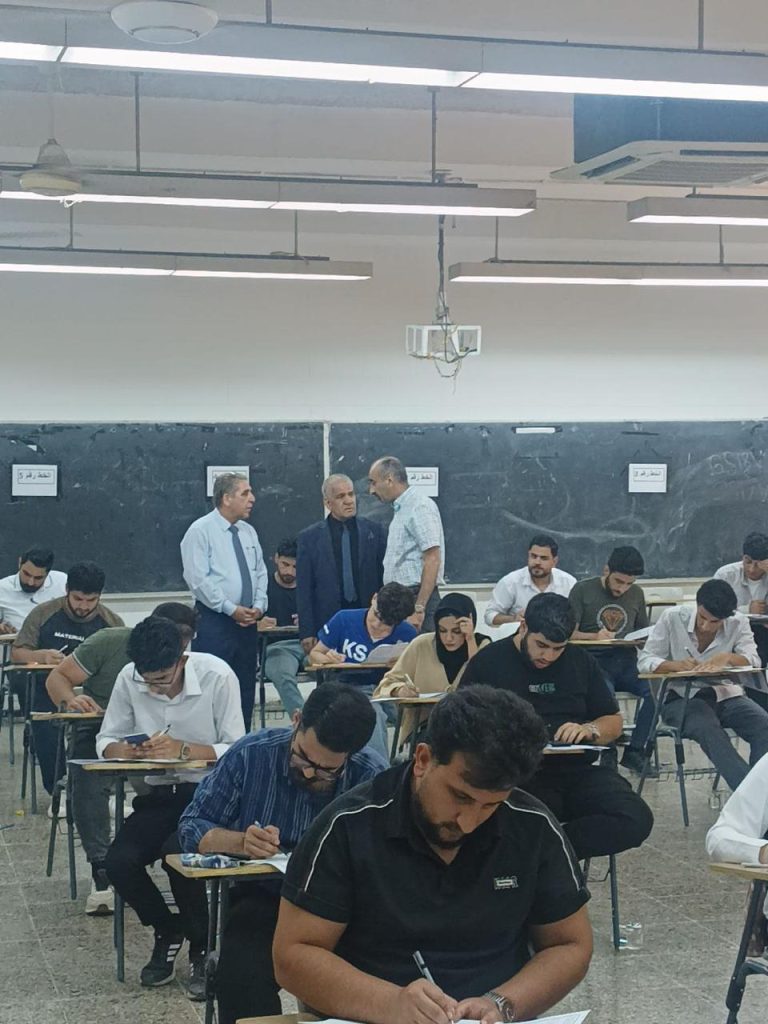 Assistant Dean for Administrative and Financial Affairs Inspects the Department of Mechanical Engineering and Examination Procedures